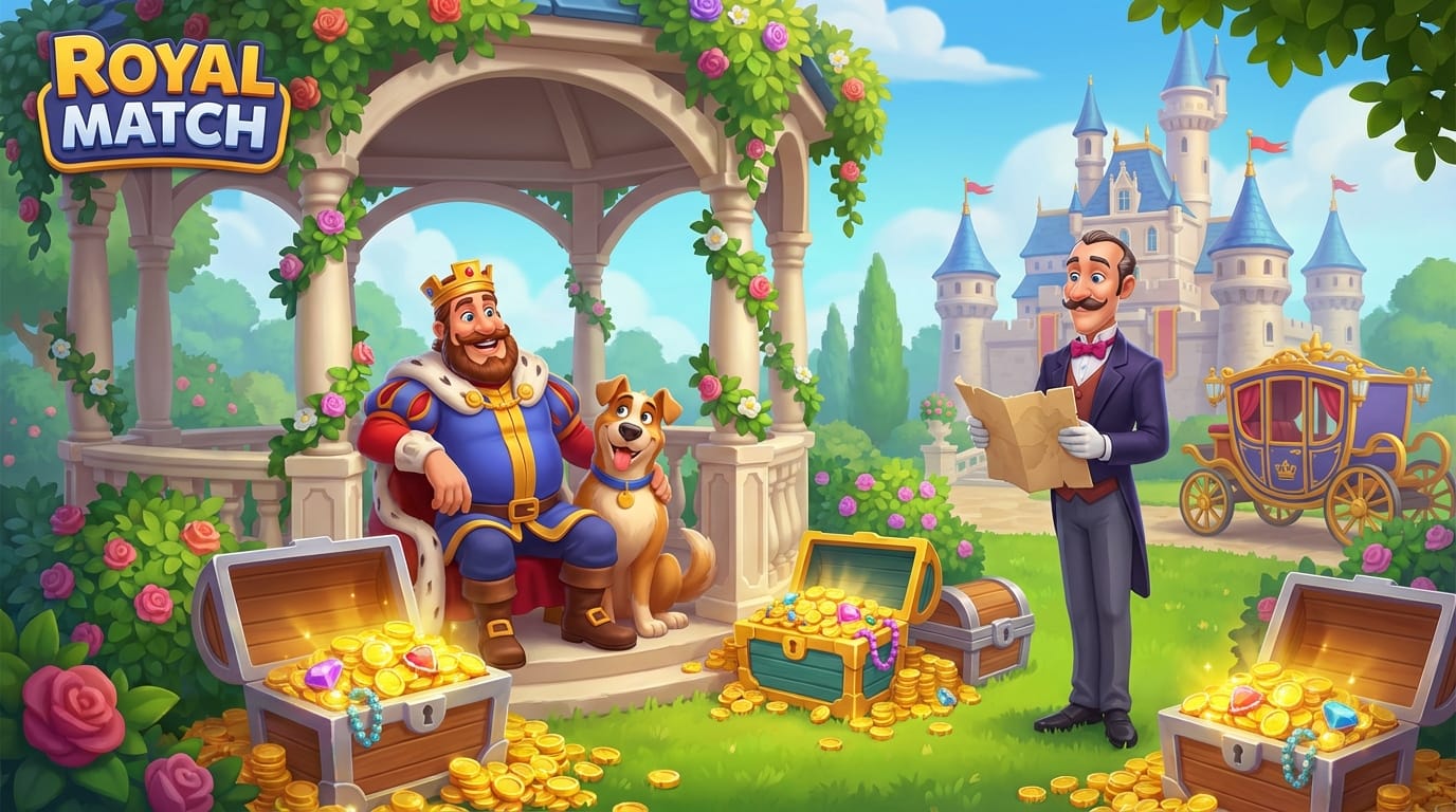 Купить в Royal Match монеты — донат из России 2026