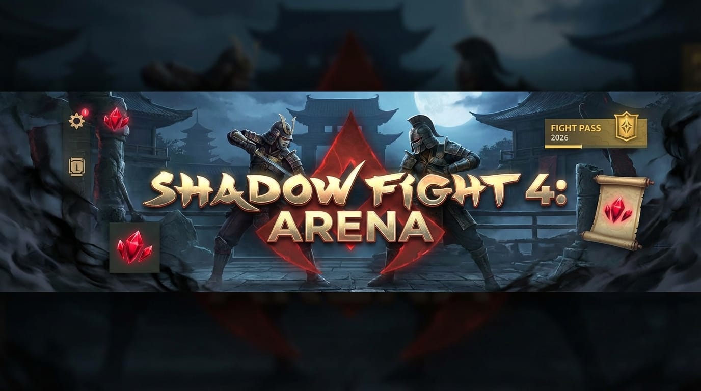 Донат Shadow Fight 4 Arena — рубины и Fight Pass 2026