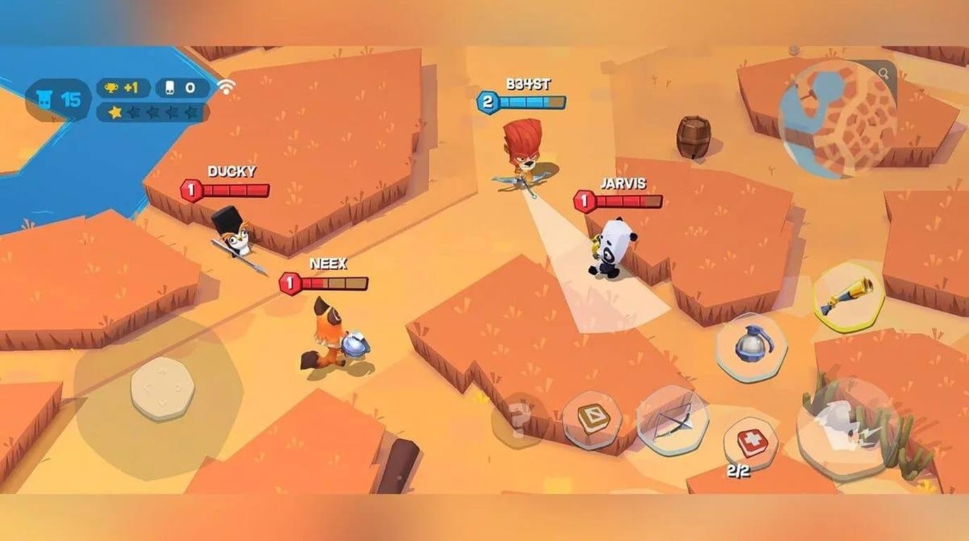 Геймплей Zooba — скриншот из игры